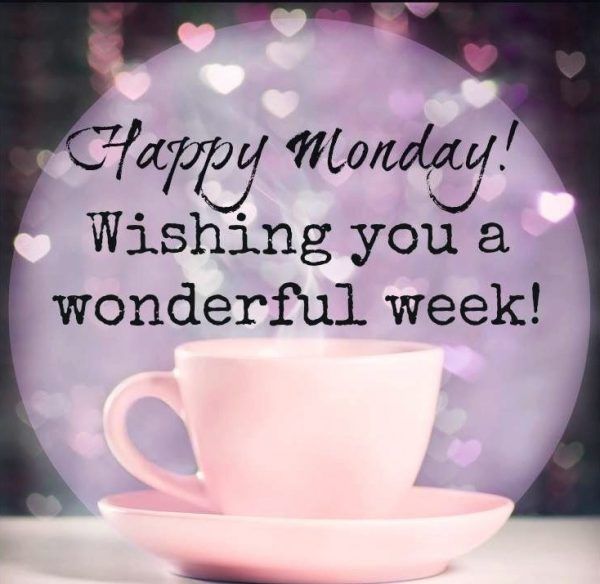 Happy Monday! Wishing you a wonderful week.