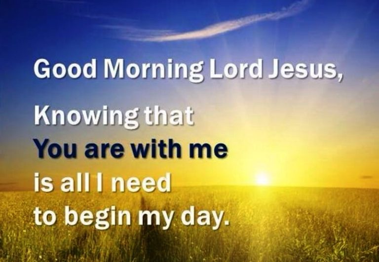 35 Blessed Good Morning Jesus Images