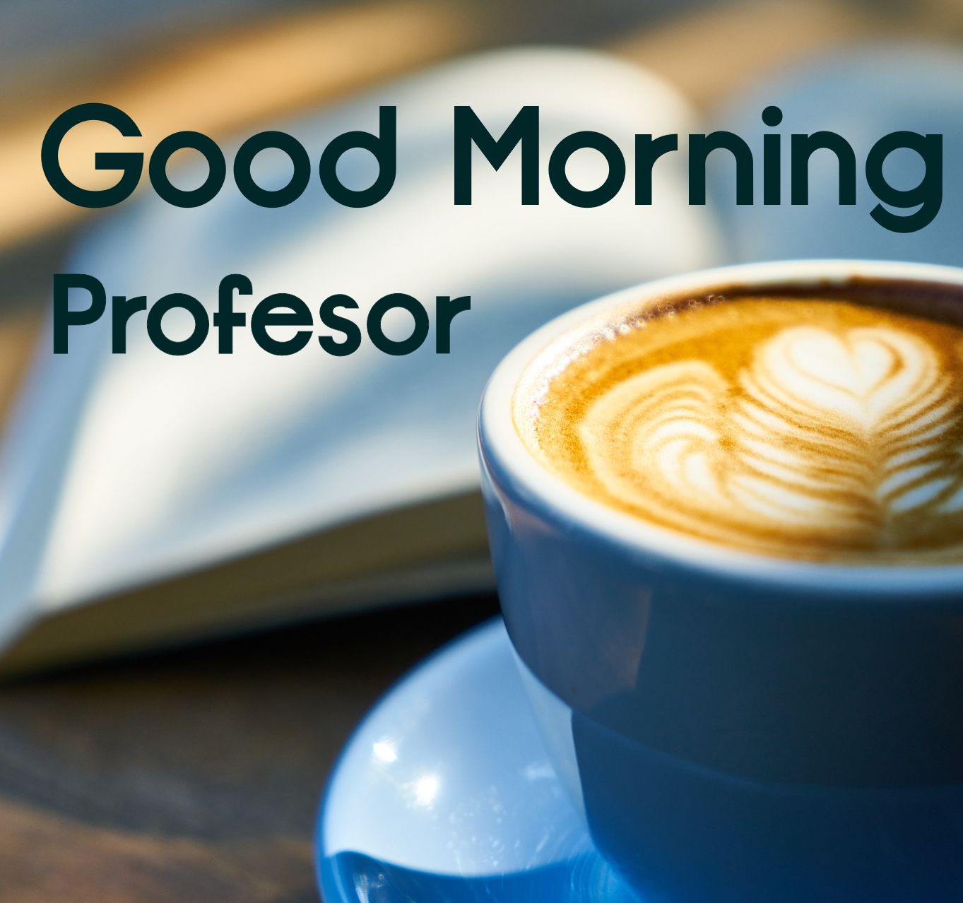 Wonderful Good Morning Professor